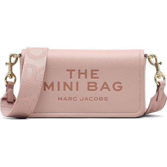Marc Jacobs Handbags - Marc Jacobs The Leather Mini Crossbody Bag - Rose